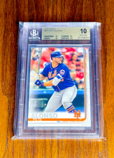 Pete Alonso 2019 Topps #475⚾️⚾️⚾BGS 10 PRISTINE⚾⚾⚾Rookie Card RC⚾⚾⚾NY Mets⚾⚾⚾TPG