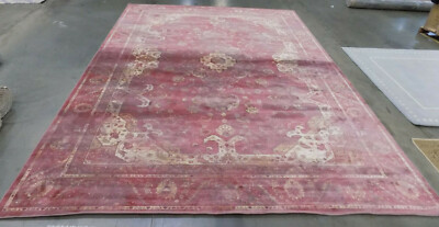 PURPLE / FUCH 8'-10'' X 12'-2'' Stained Rug Reduced Price 1172593428 VTG137-2888-9