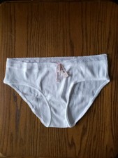 Victoria's Secret Cotton Hiphugger Hipster Panties Underwear Size L NWT