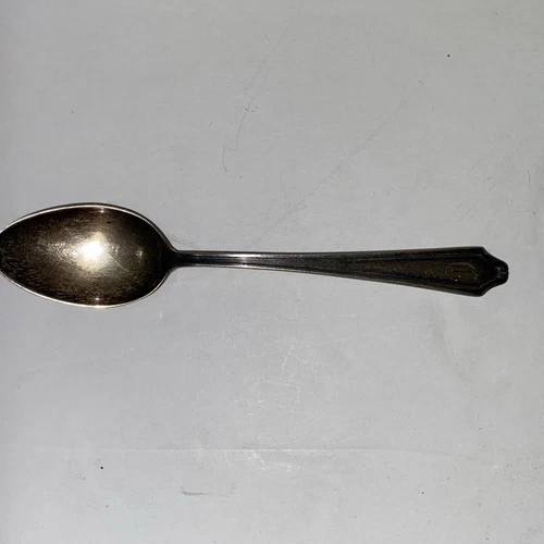 International Minuet sterling silver Baby spoon 4 1/8" monogram