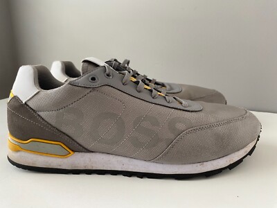 Hugo Boss Sneakers Men's EU 46/US 12 White,Gray ,Yellow - Main Image