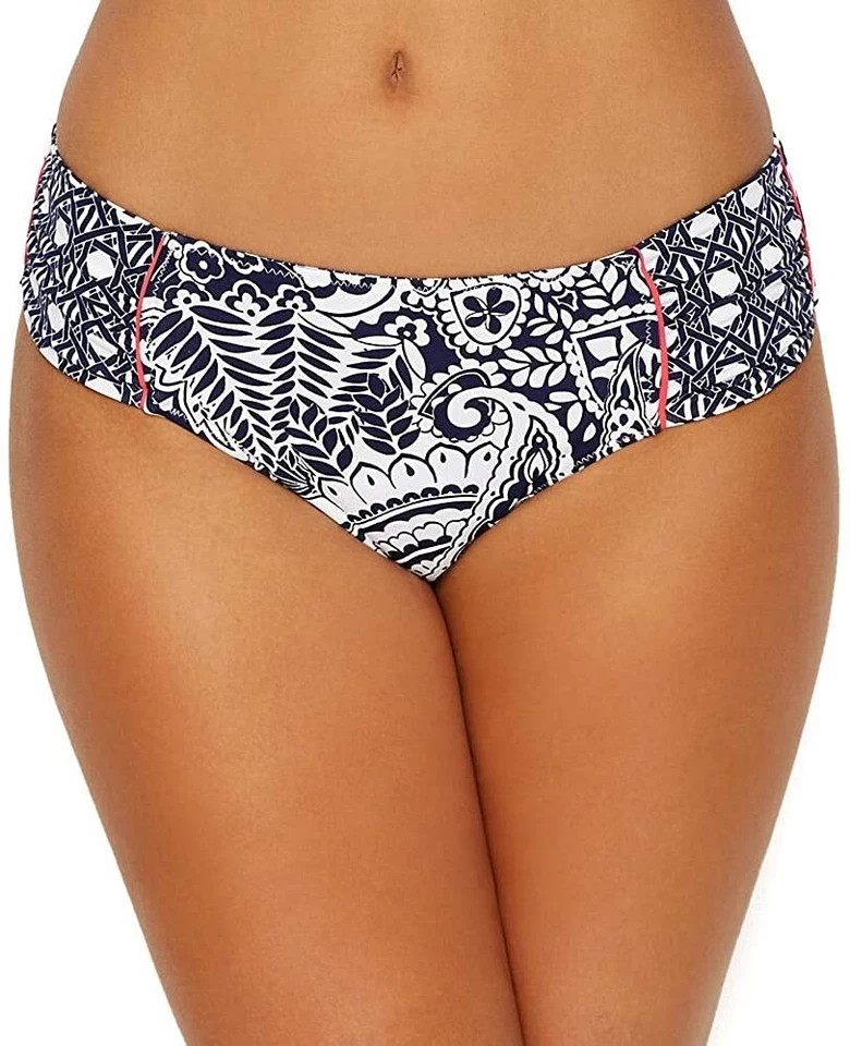 Tommy Bahama 180124 Paisley Paradise Reversible Blanco/Negro Parte Inferior talla Pequeño Foto 2 de 2