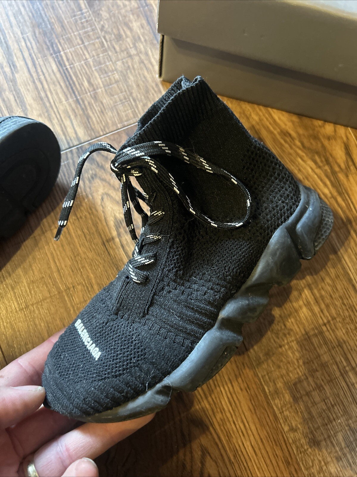 Balenciaga Socks Speed Lace Up. Kids Size UK C11, RRP £295 image 3