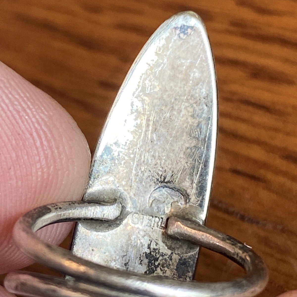 Lawrence Saufkie Hopi Ring Sterling Silver Vintage Superb Lawrence Saufkie Hopi Ring Sterling Silver Vintage Superb