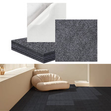 20x Carpet Tiles 30 x 30cm Self Adhesive Carpet Tiles Anti-Slip Home Commercial