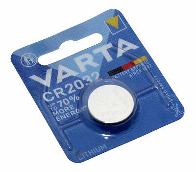 Varta CR2032 Knopfzellen 3V Batterie / Type 6032 / 230mAh / 20x3,2mm