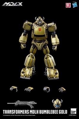 Threezero Transformers MDLX Bumblebee Gold Limited Edition Figur 12 cm Neu UK
