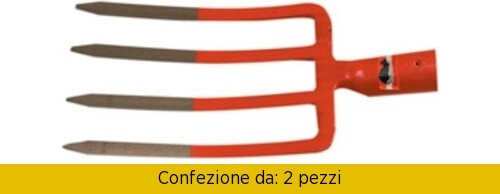 Johann Offner Forca a 4 Denti 2 pezzi Forca da Vanga Acciaio Forgiato Austria