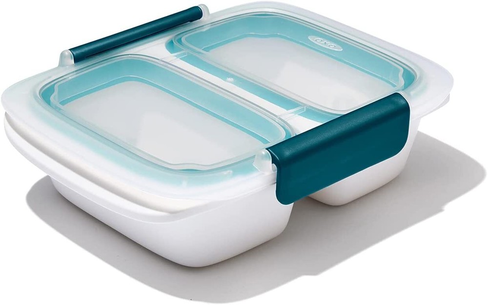 OXO 2-Cup Bento Box Prep & Go Container for Dips and Snacks