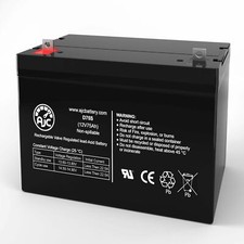 Universal Power Group Group 24 Gel Patriot 12V 75Ah Replacement Battery