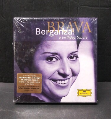 4CD SET classical opera BRAVA TERESA BERGANZA Birthday Tribute Italian Baroque