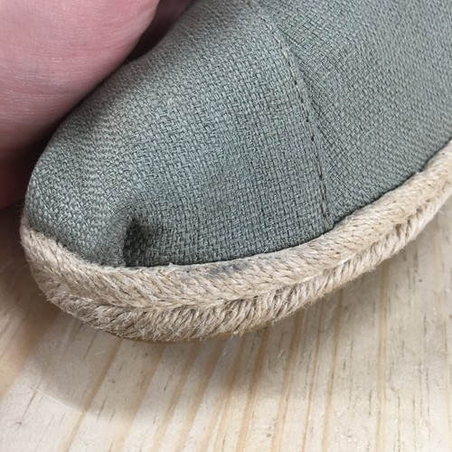 Toms Shoes Womens 10 Alpargata Sneakers Gray Slip On Casual Low Top 10019811 - Picture 8 of 18