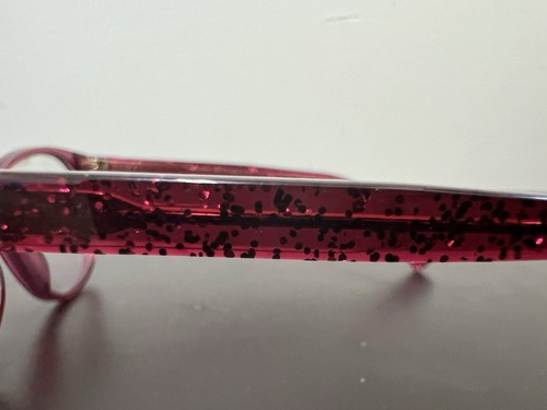 MARC JACOBS MARC 430 Eyeglasses Red Glitter Frames 53-22-130 #Y36 - Picture 10 of 17