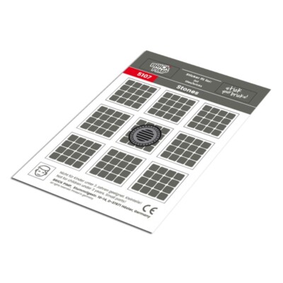 Stones   STICKER fit for building blocks tiles /5107
