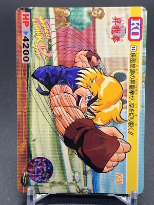 その他 street fighter 2 1994 Bandai card Capcom Street Fighter 2 Card 1994 CAPCOM BANDAI Special Made In Japan