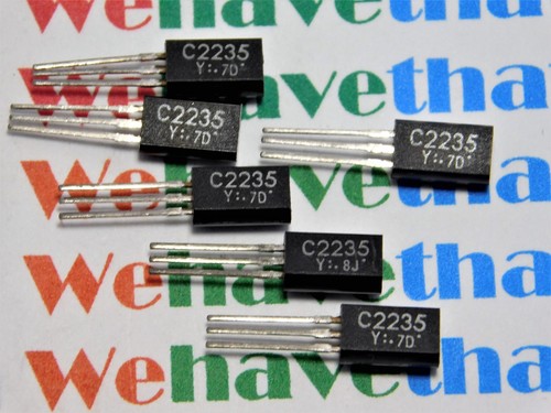 2SC2235 / TRANSISTOR / TO92 EXTENDED / 6 PIECES (QZTY) - Picture 2 of 2