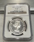 1962 CANADA SILVER $1 DOLLAR..NGC PL-65 CAMEO