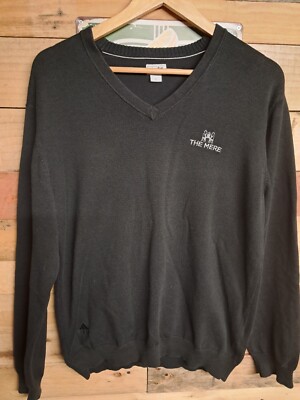 adidas V NECK golf jumper (THE MERE) Size Large UK