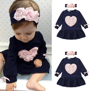 baby dress and headband set