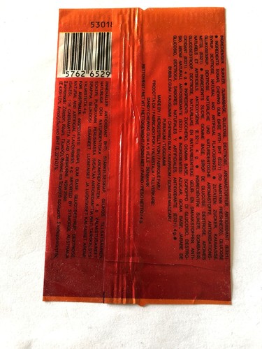Dandy Tattoos Bubble Gum EMPTY PACKET WRAPPER - Picture 2 of 2