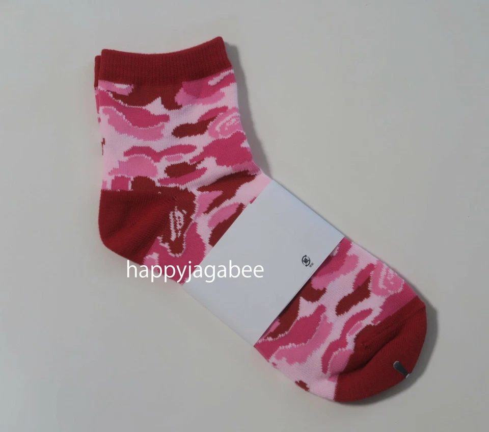 A BATHING APE Goods Men's ABC CAMO ANKLE JACQUARD SOCKS 1K70184002 b - Image 4 of 4