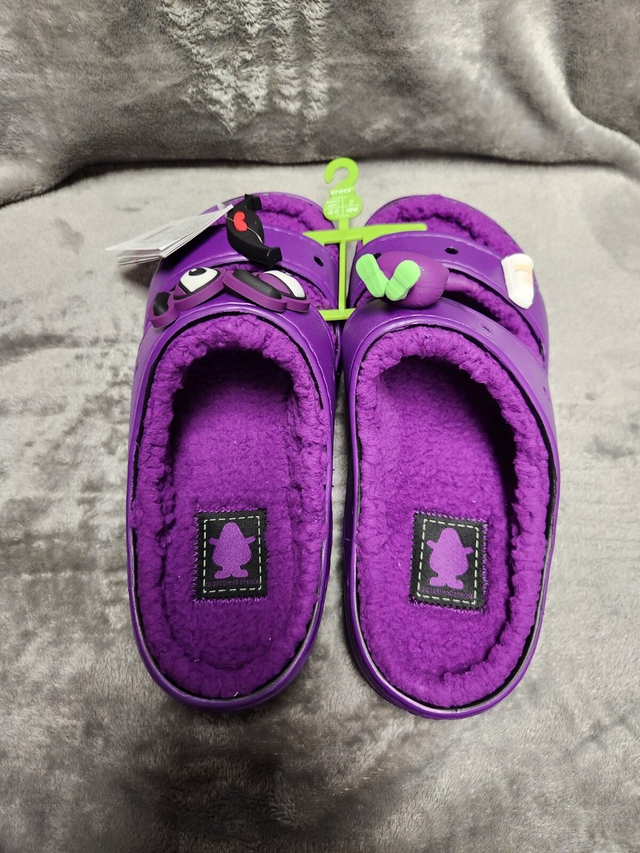 BRAND NEW McDonald's X Crocs Grimace Cozzzy Sandal | Men 9