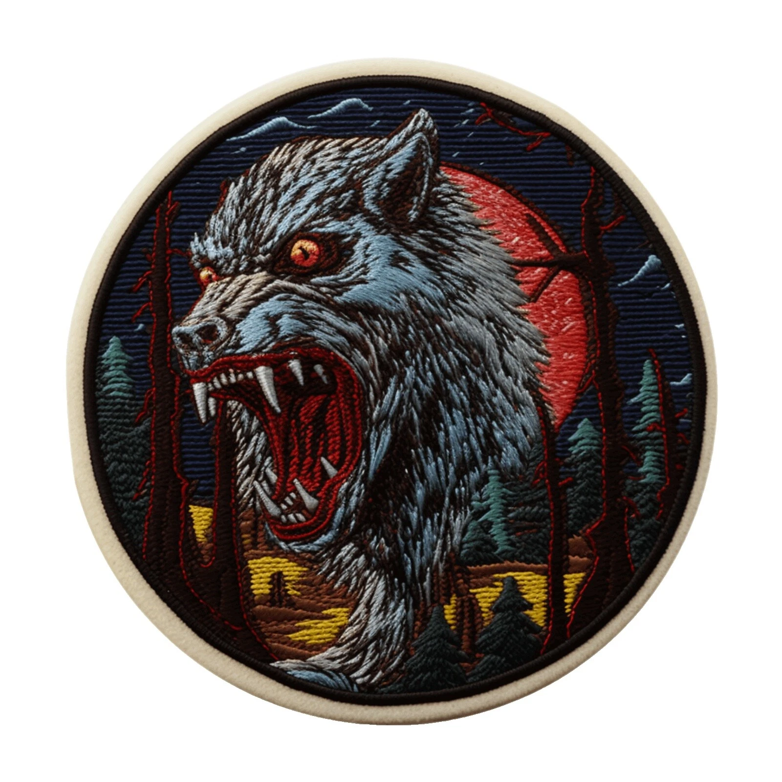 Embroidered Halloween Iron - On Sewing Patches