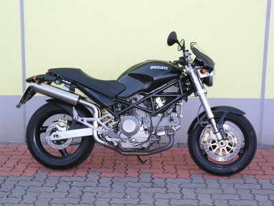 AUSPUFF ENDROHRE SPARK RUND EDELSTAHL DUCATI MONSTER 620 695 800 900ie 1000 S4