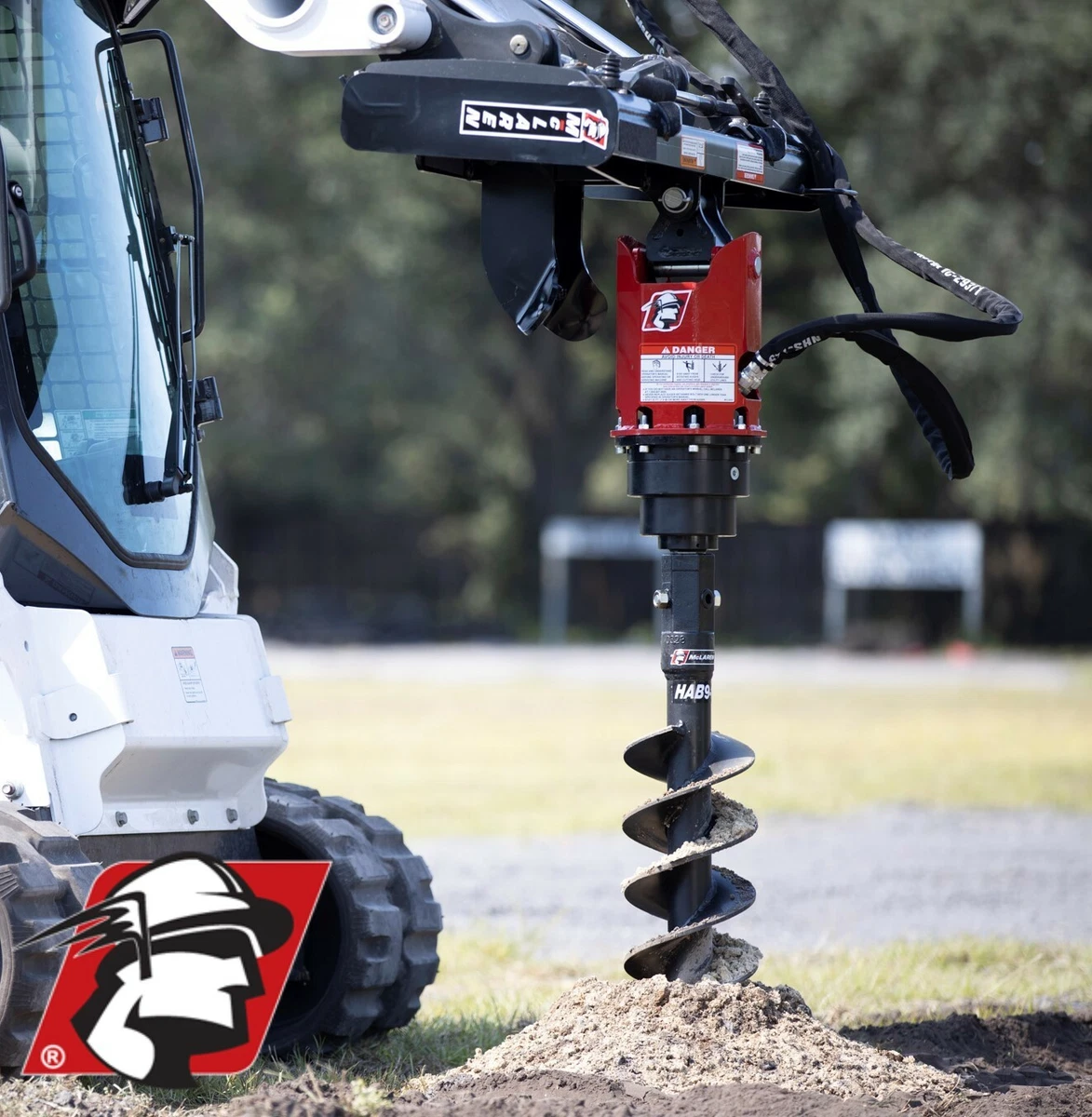 Skid steer hydraulic on sale auger