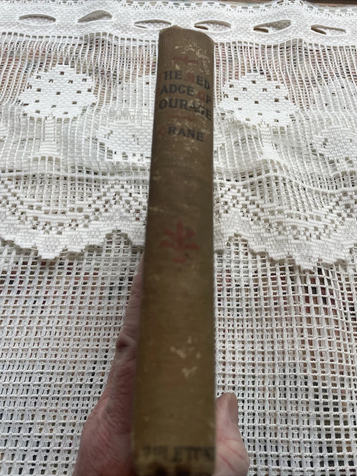 Antique Copy The Red Badge Of Courage Steven Crane Civil War 1904 Portrait Rare Foto 2 de 4