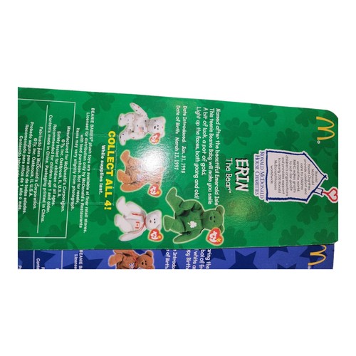 ☆ TY BEANIE BABYS - MCDONALD'S INTERNATIONAL BARS SET (4) NEU IN BOX SELTENES SET - Bild 11 von 11