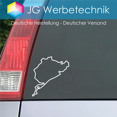 Aufkleber Nürburgring Nordschleife Tuning Rennsport Neuware Verschiedene Farben