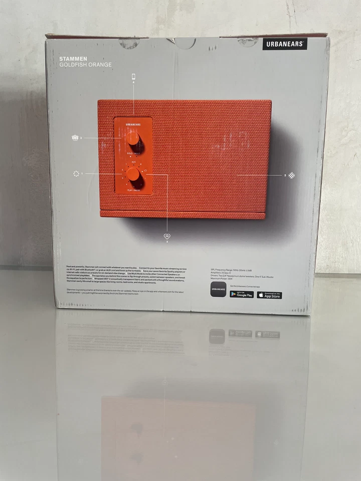 Urbanears Stammen Wlan + Bluetooth Lautsprecher Goldfisch Orange, NEU mit OVP!!!
