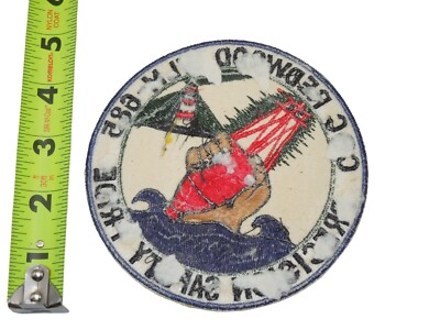 標本 Frrom Vietnam CCB 122mmX42mm Original Vietnam War US Coast Guard Citter Redwood Japanese Made