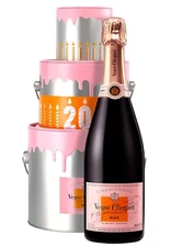 Veuve Clicquot Rose Champagne Colorama 200th Anniv. Birthday Cake Ice Bucket