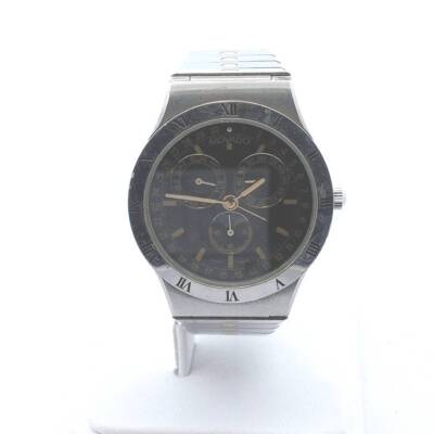 Designer $750 Stainless Steel Movado Moon Phase Triple  display picture 3