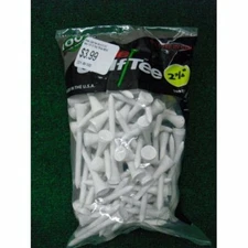 Pride Golf Tee Birch 2 3/4" Tees 6x100 Ct Bags White