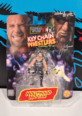 WCW / NWO Key Chain Wrestlers Hollywood Hogan Hulk Hogan Vintage NEW 1990s RARE