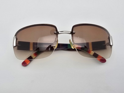 Kate Spade Shay Tortoise Frame Brown Gradient Lens Rimless Sunglasses w/ Case - 第 11/16 張圖片