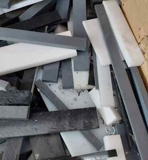 10 Kg Kunststoff Reste Reststücke Posten Platte Block Zuschnitt Vierkant Flach