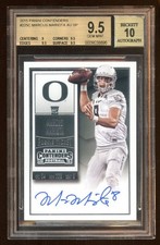 BGS 9.5 *10* AUTO Marcus Mariota RC SSP Variation AUTOGRAPH RC TICKET SUPER SP !