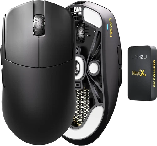 Lamzu Maya X Wireless Gaming Mouse, Ultra Lightweight 47G, Optical Switch, Maxim