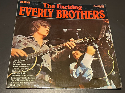 The Exciting Everly Brothers - Vinyl Record LP Album - 1972 RCA Camden