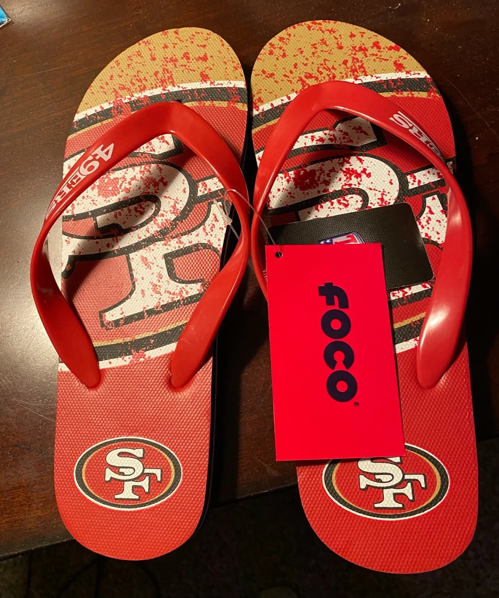 San francisco 49ers store flip flops