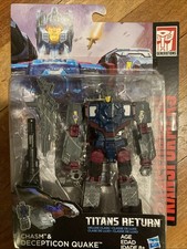 Transformers Titans Return Headmaster Decepticon Quake & Chasm NEW SEALED