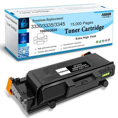 3335 3345 3330 Black Toner Cartridge Work for Xerox WorkCentre 3335dni 3345dn...