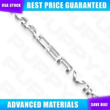 GLOSS SILVER 2022-2025 TAILGATE INSERTS LETTERS FOR MAVERICK REAR RAISED EMBLEM