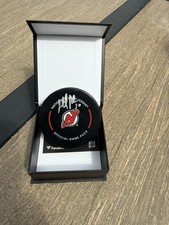 New Jersey Devils Official Autographed Puck by Martin Brodeur Fanatics Authentic