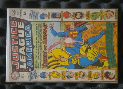 DC Comics Justice League of America #38 Crisis on Earth-A 1965 Silver Age Comic