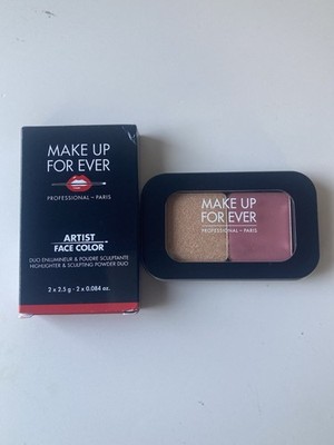 MAKE UP FOREVER Artist Face Color Highlighter & Sculpting Powder Duo S214 - H106